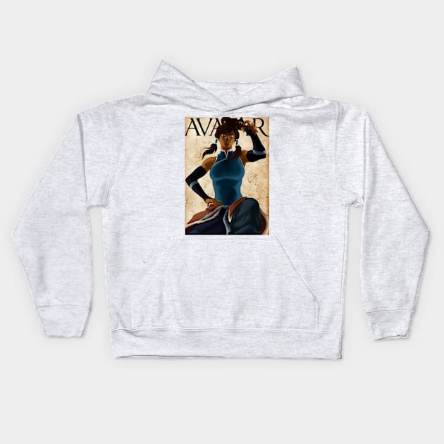 Avatar Korra Kids Hoodie by mcashe_art